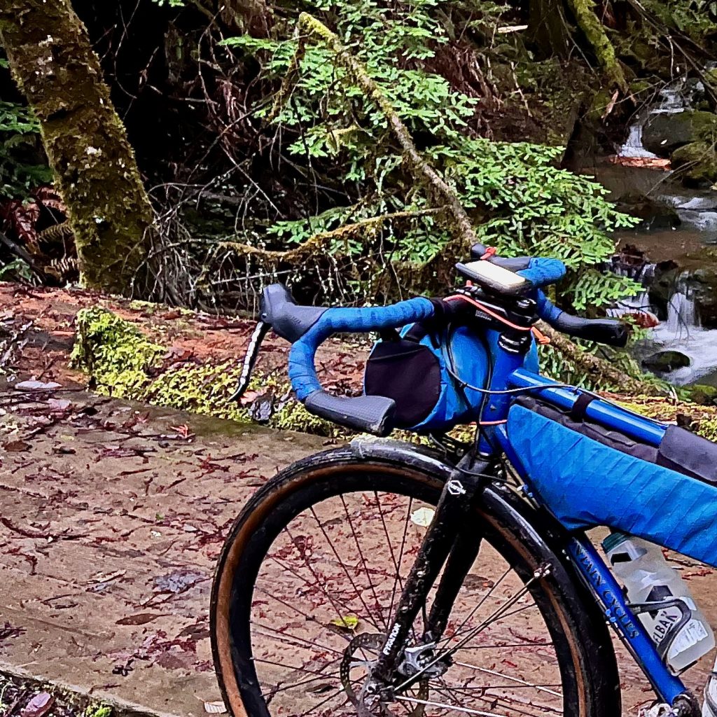 Redshift Sports Cruise Control Drop Grip on gravel bike set up for bike touring