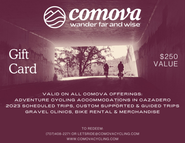 $250 Comova Cycling Gift Card