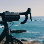 bicycle overlooking Pacific Ocean in Sonoma County